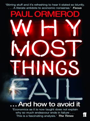 cover image of Why Most Things Fail